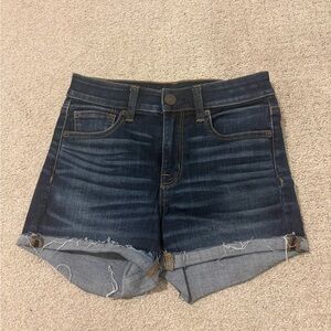 American Eagle Dark Wash Jean Shorts